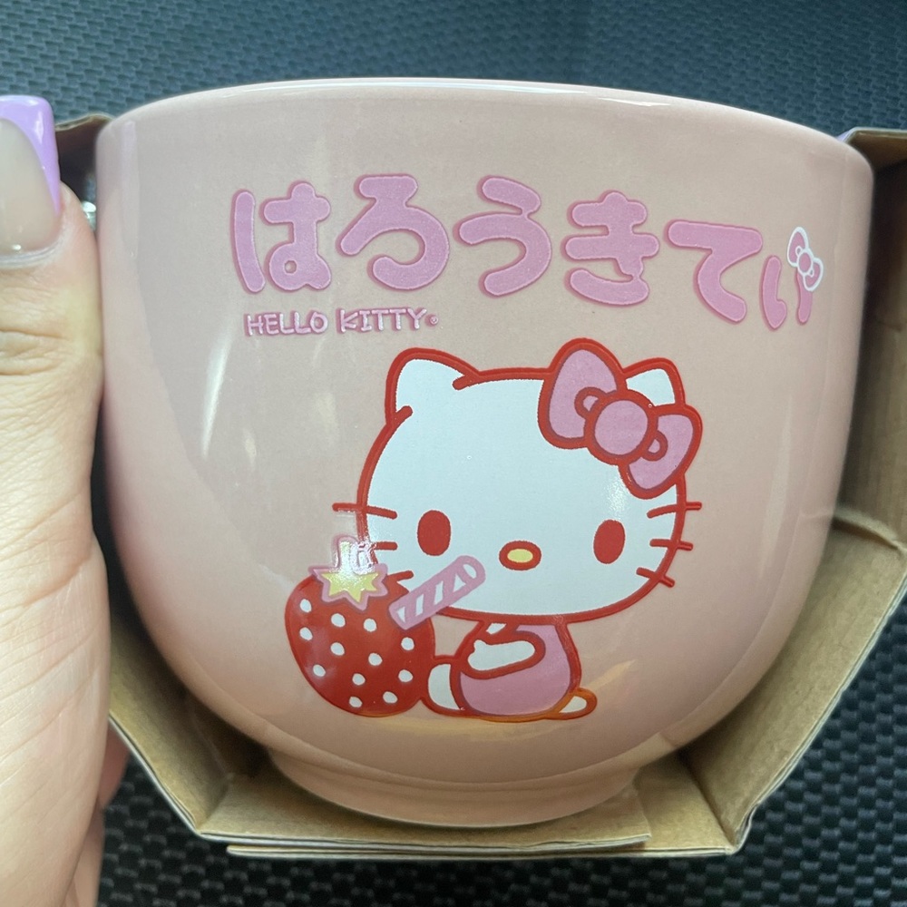 Hello Kitty Ceramic Noodle Bowl